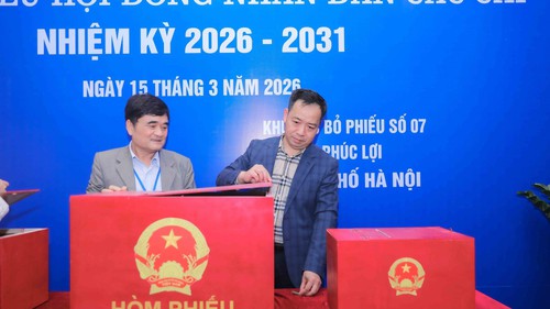 Bầu cử Quốc hội và HĐND: Phường Phúc Lợi (Hà Nội) sẵn sàng cho Ngày hội toàn dân