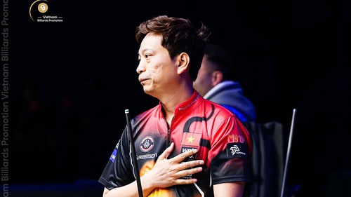 Cơ thủ số 1 Việt Nam tiếp tục thắng ấn tượng, ghi tên vào tứ kết giải đấu danh giá ở châu Âu