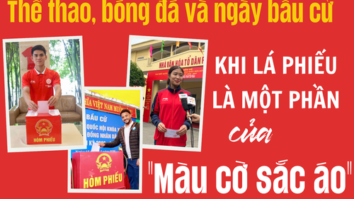 Thể thao, bóng đá và ngày bầu cử: Khi lá phiếu là một phần của "màu cờ sắc áo"