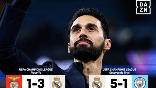 HLV Real Madrid đi vào lịch sử Champions League sau khi loại cả Pep Guardiola và Mourinho