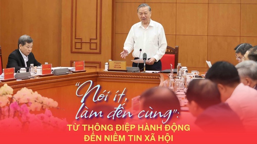 "Nói ít, làm đến cùng": Từ thông điệp hành động đến niềm tin xã hội