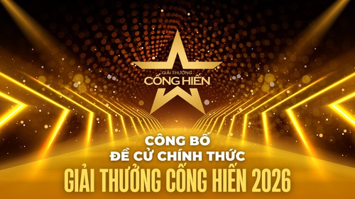 Công bố Đề cử chính thức Giải thưởng Cống hiến 2026