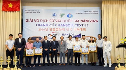 169 kỳ thủ tranh tài ở Giải vô địch Cờ vây quốc gia 2026