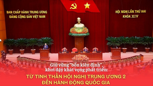 Giữ vững "bốn kiên định", khơi dậy khát vọng phát triển: Từ tinh thần Hội nghị Trung ương 2 đến hành động quốc gia