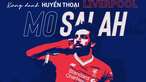 Mohamed Salah xứng danh huyền thoại Liverpool