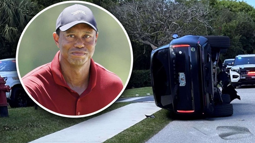 Tay golf Tiger Woods bị cảnh sát bắt giữ sau vụ lật xe 