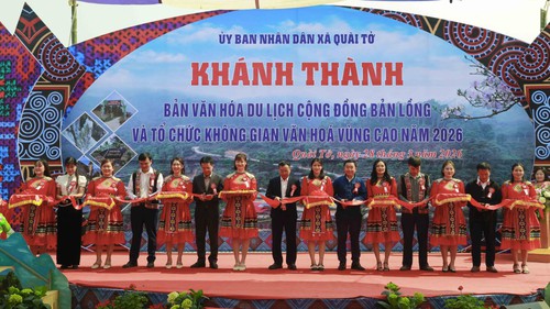 Khánh thành bản văn hóa du lịch cộng đồng trên Đèo Pha Đin