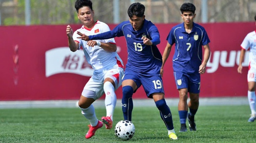 U23 Việt Nam thua sát nút U23 Thái Lan ở giải giao hữu quốc tế