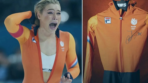 Trang phục của nhà vô địch Olympic mùa Đông 'lộ áo ngực' được bán với giá 6 tỷ đồng