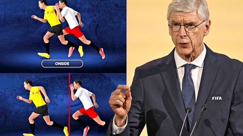 Luật việt vị mới của Arsene Wenger chính thức được triển khai