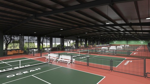 Cận cảnh cụm sân pickleball đắt nhất Hà Nội, giá lên tới 750.000 đồng/giờ