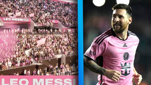 Khán đài mang tên Lionel Messi tại sân vận động tỷ USD gây sốt
