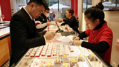 Giá vàng sáng 30/3 giảm 1,4 triệu đồng/lượng