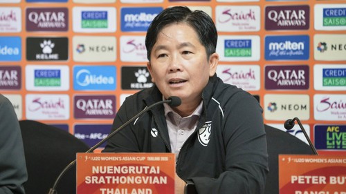 HLV Thái Lan tự tin trước khi gặp U20 Việt Nam