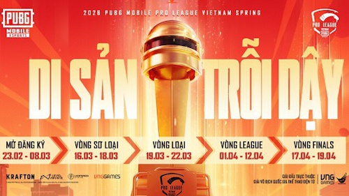 Giải Vô Địch Quốc Gia Thể Thao Điện Tử - Bộ môn PUBG Mobile khởi tranh Giai Đoạn Mùa Xuân từ 1/4
