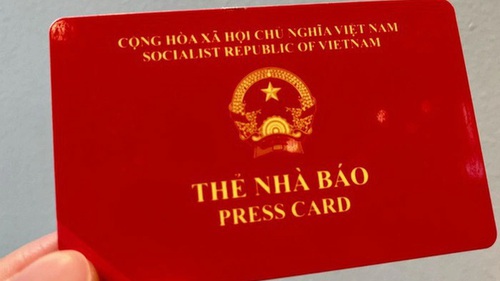 Gia hạn sử dụng Thẻ nhà báo kỳ hạn 2021-2025 đến hết ngày 30/6/2026