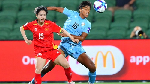 Đội tuyển nữ Việt Nam thể hiện bản lĩnh trước Đài Bắc Trung Hoa