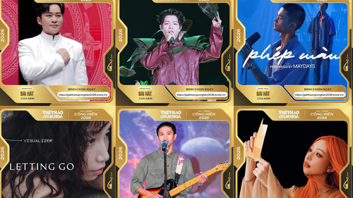 Top 10 đề cử Giải Âm nhạc Cống hiến 2026