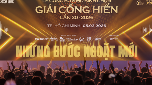 Lễ công bố Giải thưởng Cống hiến 2026: Những bước ngoặt mới