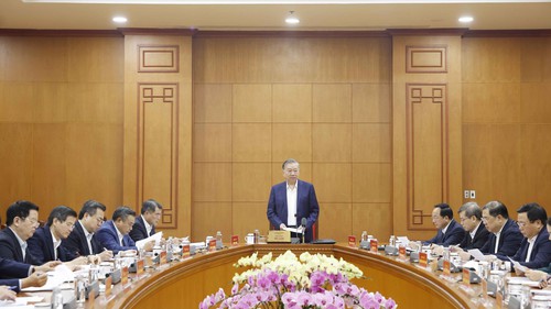 Tổng Bí thư Tô Lâm làm việc với Ban Tổ chức Trung ương