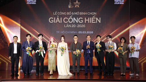 Toàn cảnh Lễ công bố Giải thưởng Cống hiến 2026