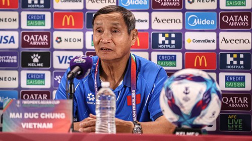 HLV Mai Đức Chung dự đoán trận gặp Đài Bắc Trung Hoa rất khó khăn