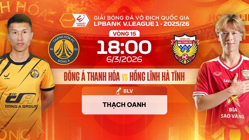 Link xem trực tiếp bóng đá Thanh Hóa vs Hà Tĩnh 18h00 hôm nay, V-League vòng 15