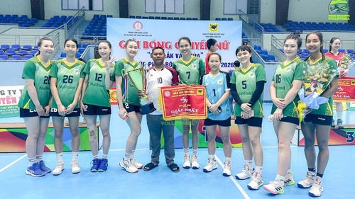 Tuyển thủ bóng chuyền nữ Việt Nam giành chiến thắng đặc biệt, đoạt danh hiệu đầu tiên ở mùa giải 2026