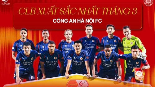 CLB CAHN nhận loạt danh hiệu, nhận thưởng vào ngày 4/4