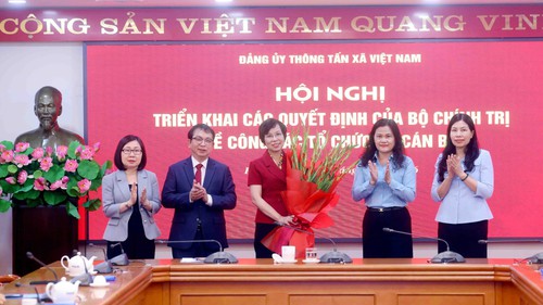 Đảng ủy TTXVN triển khai các Quyết định của Bộ Chính trị về công tác tổ chức và cán bộ