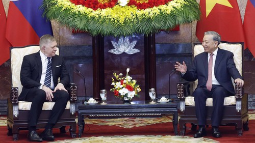 Tổng Bí thư, Chủ tịch nước Tô Lâm tiếp Thủ tướng Slovakia