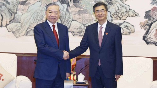 Tổng Bí thư, Chủ tịch nước Tô Lâm hội kiến Bí thư khu uỷ Khu tự trị dân tộc Choang Quảng Tây
