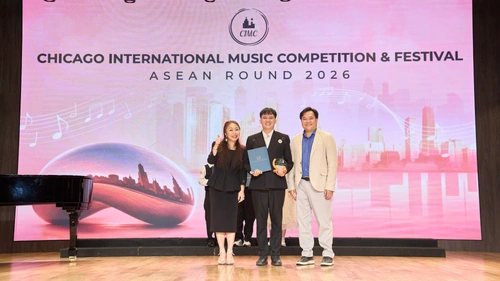 Chí Nhân đạt huy chương Bạc Cuộc thi Âm nhạc quốc tế Chicago khu vực ASEAN 2026