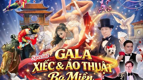 51 năm thống nhất đất nước: Nghệ sĩ xiếc, ảo thuật ba miền biểu diễn mừng ngày lễ 30/4-1/5