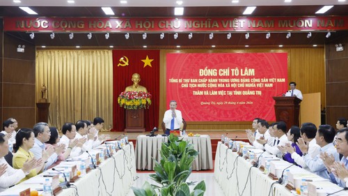 Tổng Bí thư, Chủ tịch nước Tô Lâm: Tái định vị không gian phát triển Quảng Trị với chiến lược “vươn Đông, tỏa Tây”