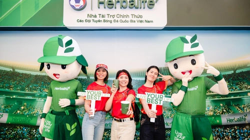 Herbalife Việt Nam tổ chức Fanzone tiếp lửa tuyển Việt Nam trước trận gặp Malaysia