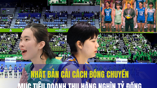 Kinh tế thể thao: Nhật Bản cải cách bóng chuyền, đặt mục tiêu hàng nghìn tỷ đồng