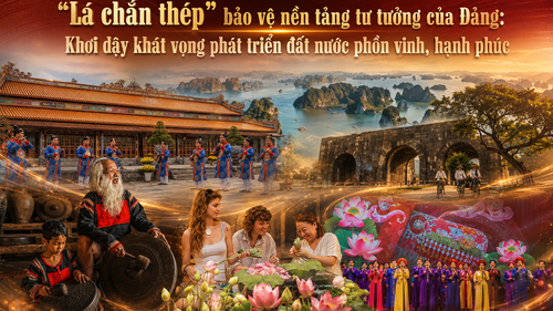 “Lá chắn thép” bảo vệ nền tảng tư tưởng của Đảng: Khơi dậy khát vọng phát triển đất nước phồn vinh, hạnh phúc