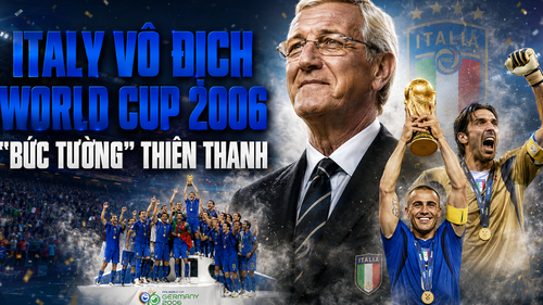 World Cup trong tôi: Nghệ thuật phòng ngự đỉnh cao giúp tuyển Italy vô địch World Cup 2006