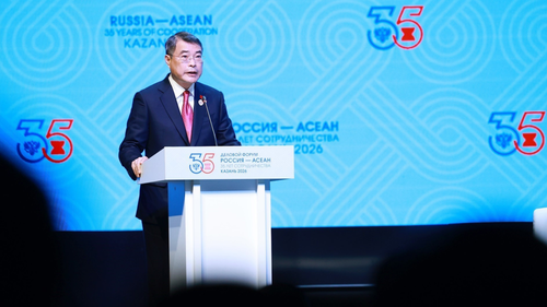 Thủ tướng Lê Minh Hưng phát biểu tại Diễn đàn Doanh nghiệp Nga-ASEAN