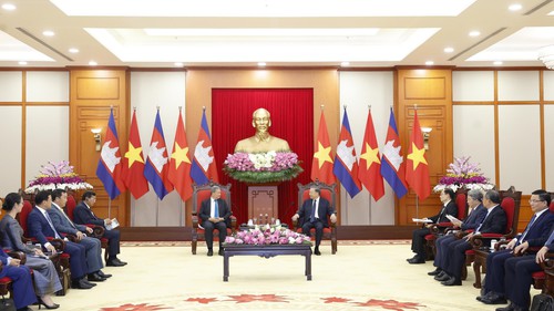 Tổng Bí thư, Chủ tịch nước Tô Lâm tiếp Thủ tướng Campuchia