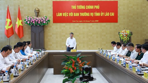 Thủ tướng làm việc với Ban Thường vụ Tỉnh uỷ Lào Cai