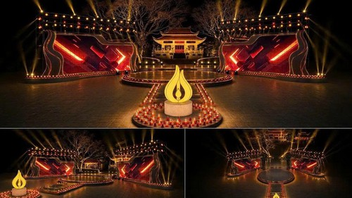 Cầu truyền hình "Sao sáng dẫn đường" kết nối 4 điểm cầu dịp kỷ niệm Ngày Thương binh - Liệt sĩ