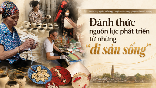 Di sản làng nghề - "mỏ vàng" cho phát triển công nghiệp văn hóa Hà Nội (Kỳ 1): Đánh thức nguồn lực phát triển từ những "di sản sống"