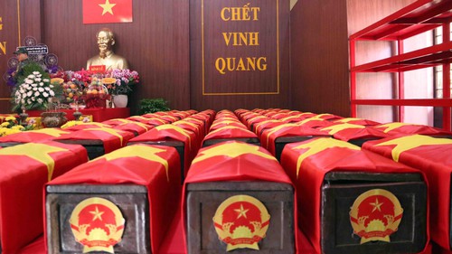 Đã quy tập được 100 hài cốt liệt sĩ tại Công viên Lê Thị Riêng
