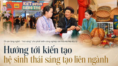 Di sản làng nghề - "mỏ vàng" cho phát triển công nghiệp văn hóa Hà Nội (Kỳ 2): Hướng tới kiến tạo hệ sinh thái sáng tạo liên ngành