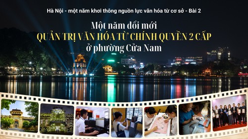 Một năm đổi mới quản trị văn hóa từ chính quyền 2 cấp ở phường Cửa Nam