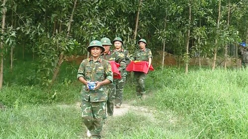 Quy tập 10 hài cốt liệt sĩ Trung đoàn 88 tại Câu Nhi