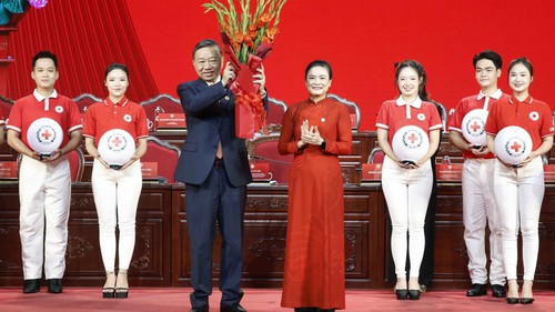 Khai mạc Đại hội đại biểu toàn quốc Hội Chữ thập đỏ Việt Nam lần thứ XII: Tổng Bí thư, Chủ tịch nước Tô Lâm giữ cương vị Chủ tịch danh dự
