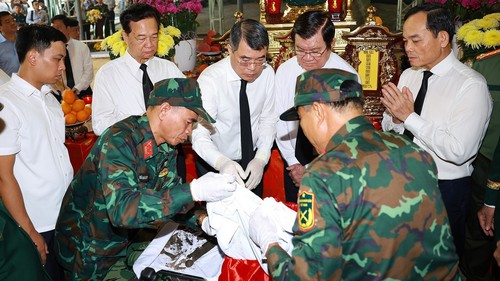 Nỗ lực tối đa quy tập, xác định danh tính hài cốt liệt sĩ tại Công viên Lê Thị Riêng